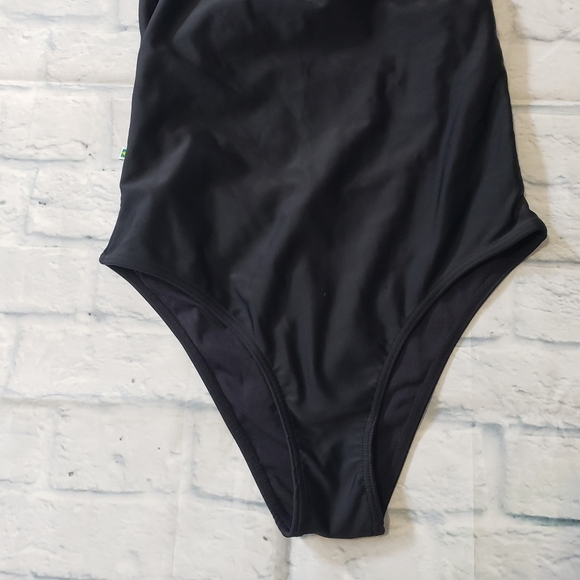 Loly Prada Black Halter One-Piece Swimsuit with Grommet Details - Picture 2 of 9